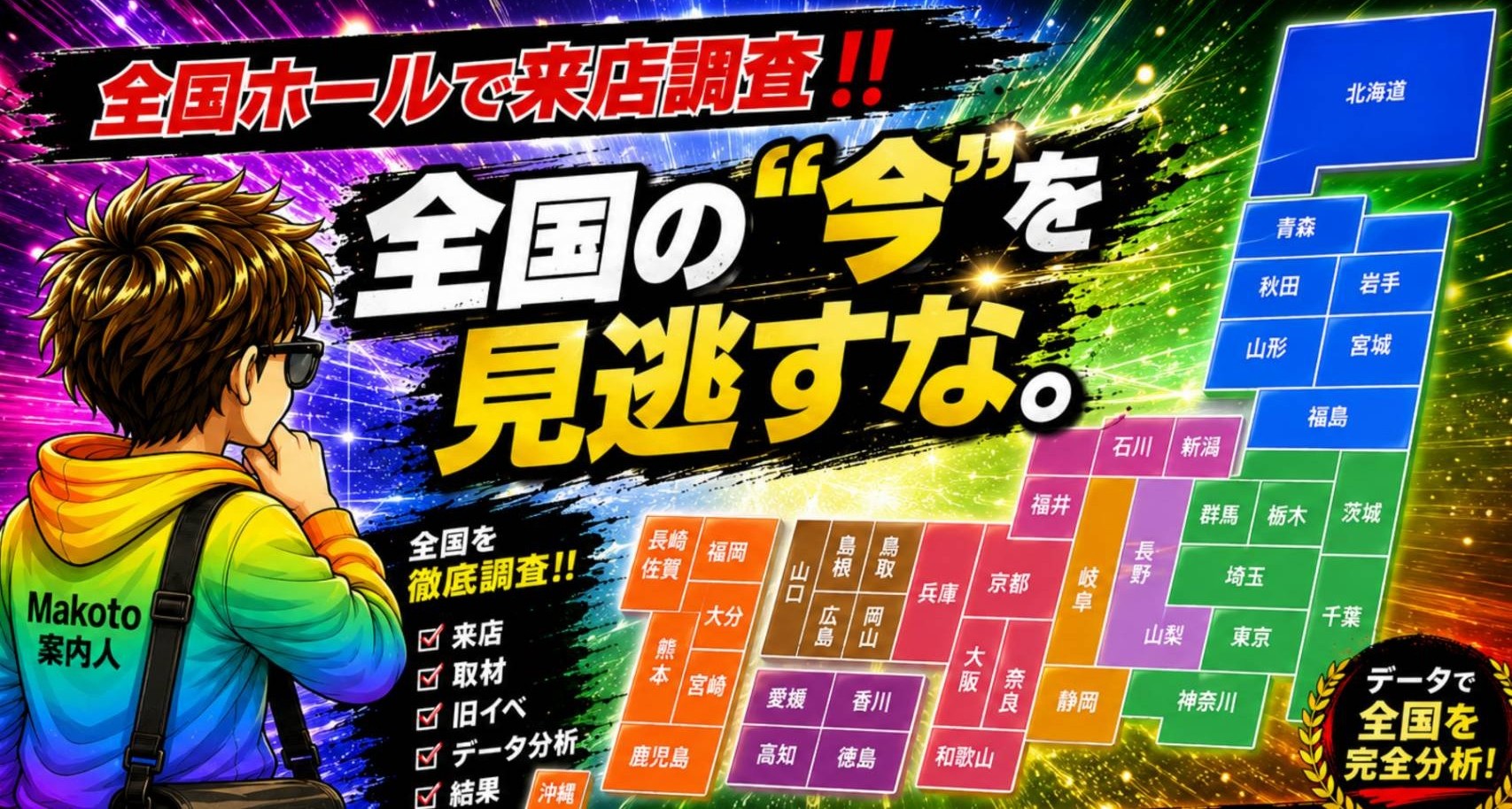 Makoto案内人～全国ホール来店調査～