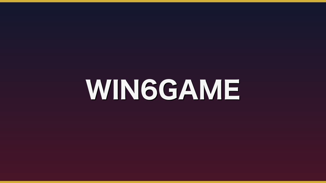 WIN6GAMEのバナー