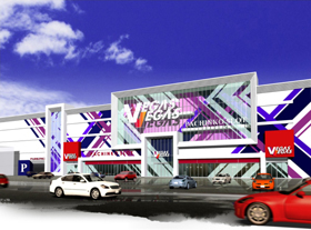 ベガスベガス大谷地店の外観