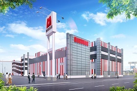 マルハン三好店の外観