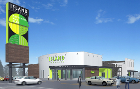 アイランド米沢店の外観