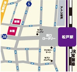 楽園松戸店への行き方