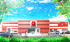 マルハン茂原店の外観