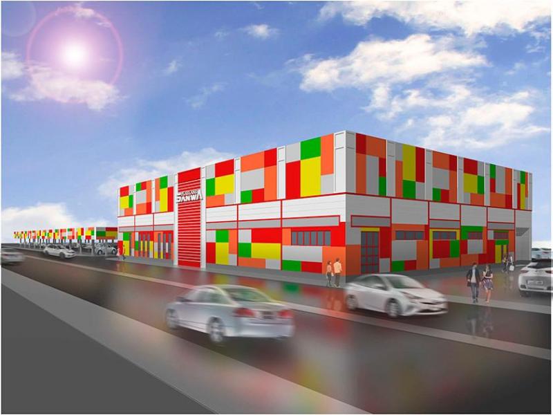 プレイランドサンワ尾張旭店の外観