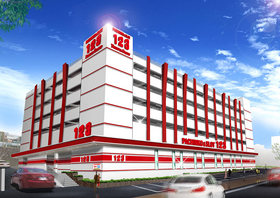 123田辺店の外観