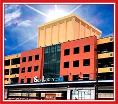 サンラッキー二条店の外観