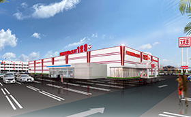 123+N羽曳野店の外観