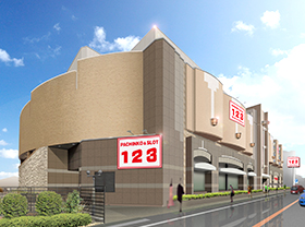 123明石店の外観