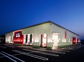 ミリオン北島店の外観