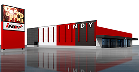 インディ伊北インター店の外観