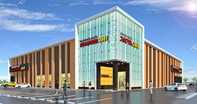 スタジアム2001八女店の外観